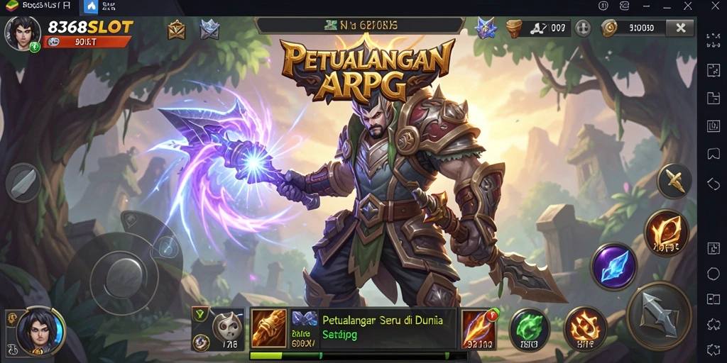 Tangkapan layar utama 8368SLOT menampilkan aksi gameplay yang mendebarkan.