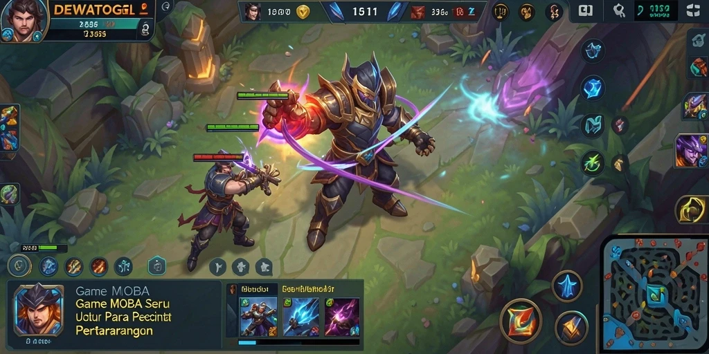 Gameplay seru di DEWATOGEL dengan strategi tim yang mendalam.