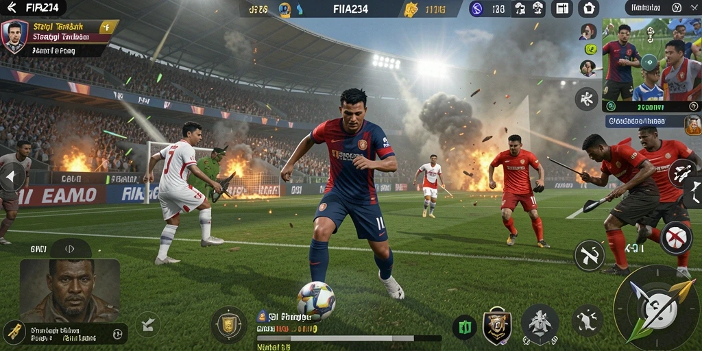 Screenshot utama FIFA234 menampilkan intensitas gameplay strategi yang memikat.