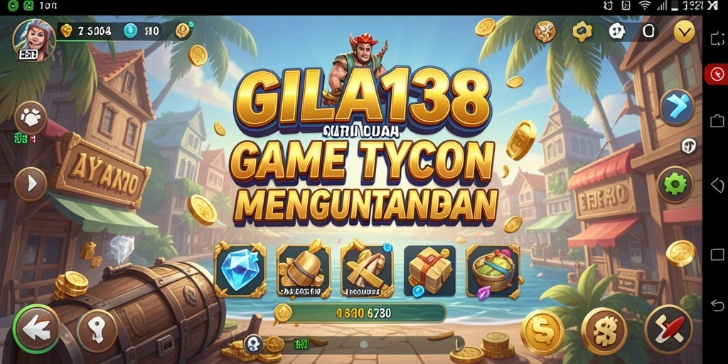 Tampilan gameplay GILA138 dengan elemen Tycoon yang menantang.