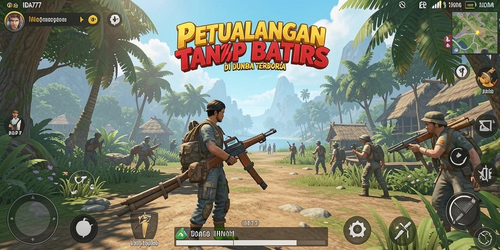 Tampilan gameplay Open World yang mendebarkan di IDA777.