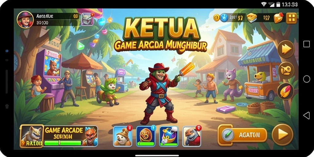 Screenshot gameplay KETUA dengan aksi seru dan karakter menarik.