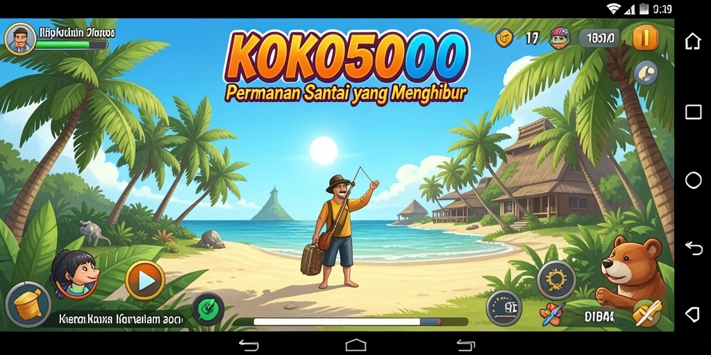 Screenshot menampilkan gameplay seru dan grafis cerah KOKO5000.