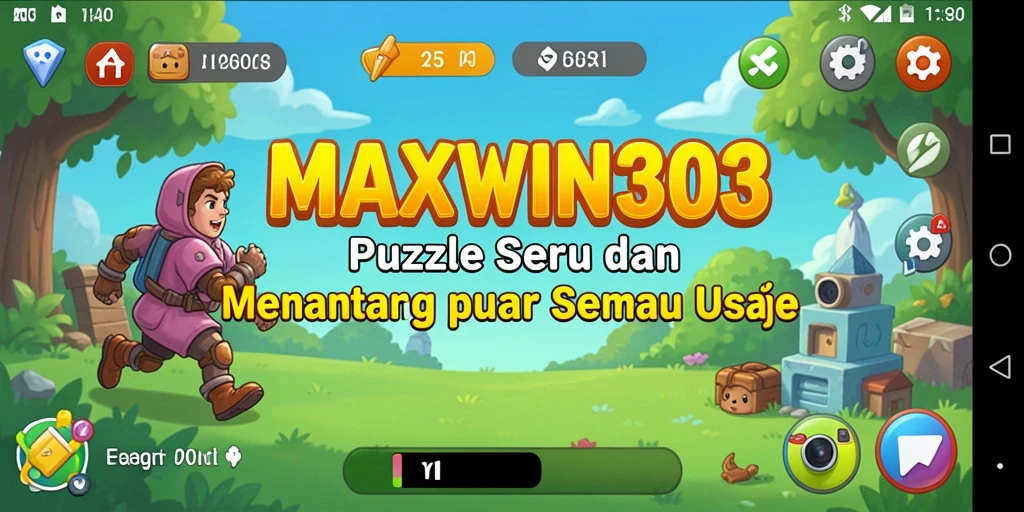 Tampilan gameplay seru dari MAXWIN303 dengan tantangan puzzle.
