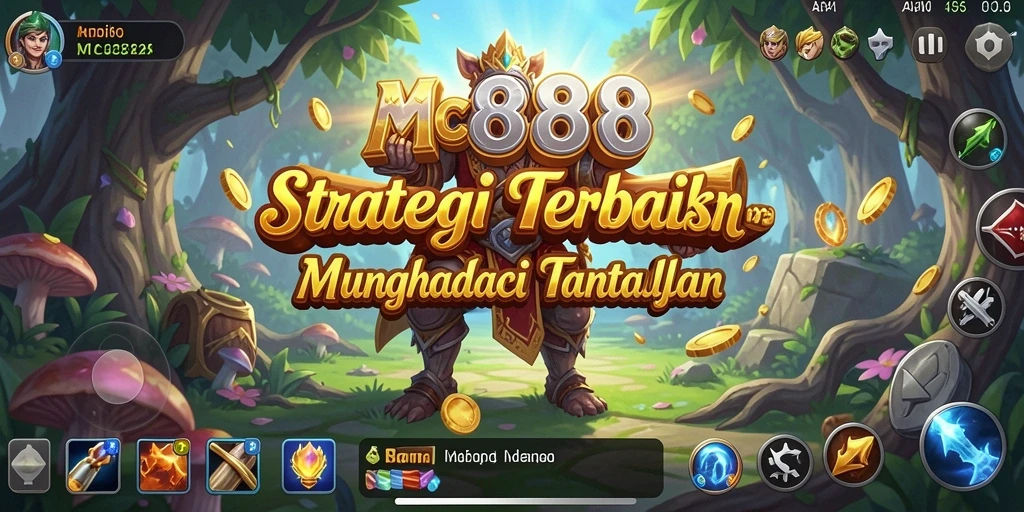 Tangkapan layar gameplay MC888 menampilkan pertempuran strategis yang mendebarkan.