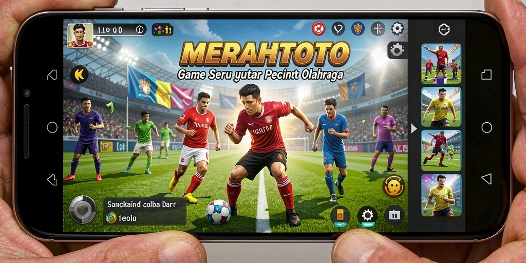 Tampilan menarik dari gameplay MERAHTOTO yang menampilkan aksi olahraga yang seru.