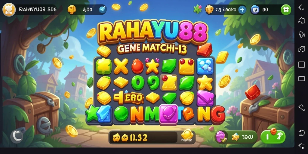 Tampilan gameplay RAHAYU88 yang penuh warna dan menantang.