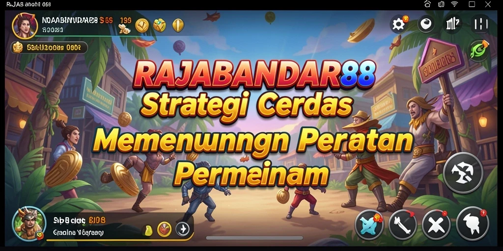 Tampilan gameplay RAJABANDAR88 yang mendebarkan dan strategis.
