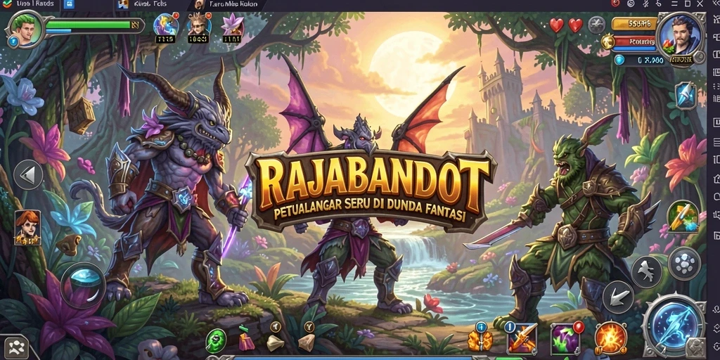 Gameplay seru RAJABANDOT yang penuh petualangan.
