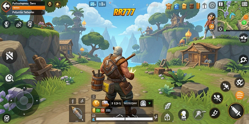Gameplay intens dan interaksi mendalam di dunia terbuka RR777.