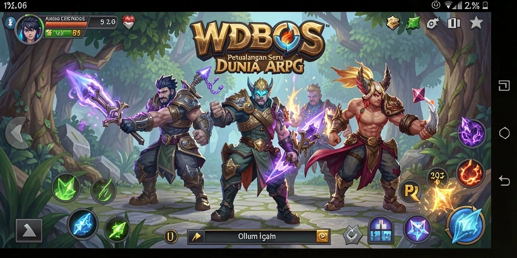 Tampilan seru gameplay ARPG WDBOS dengan grafis menakjubkan.