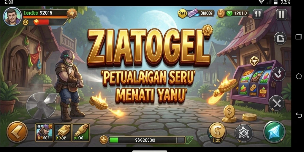 Tangkapan layar ZIATOGEL menampilkan aksi seru dalam petualangan.